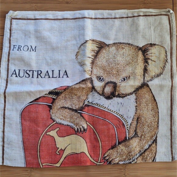 Pure Linen Pillow Cover 17x15 From Australia With Love Panda by Fast Colours - Picture 10 of 11